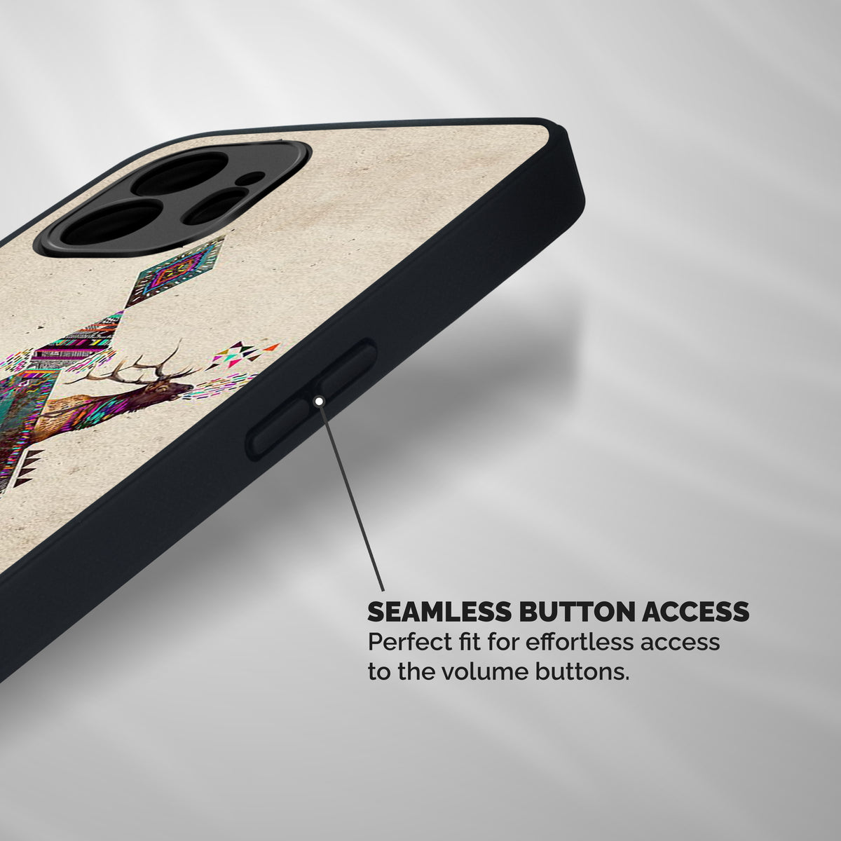 Aesthetic Bull Shockproof Hybrid Protection (Metal + TPU) Back Case Cover