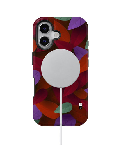 Aesthetic Colorful Leaves MagSafe Bumper Case