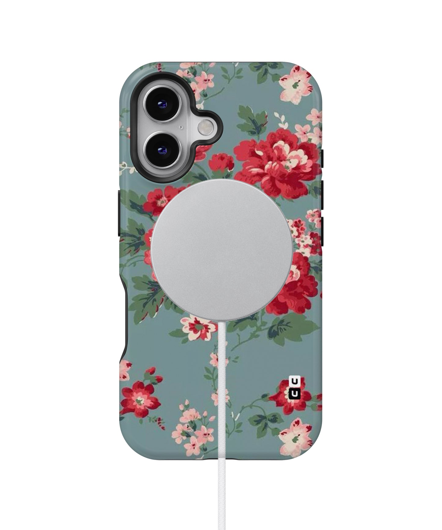 Aesthetic Floral Red MagSafe Bumper Case