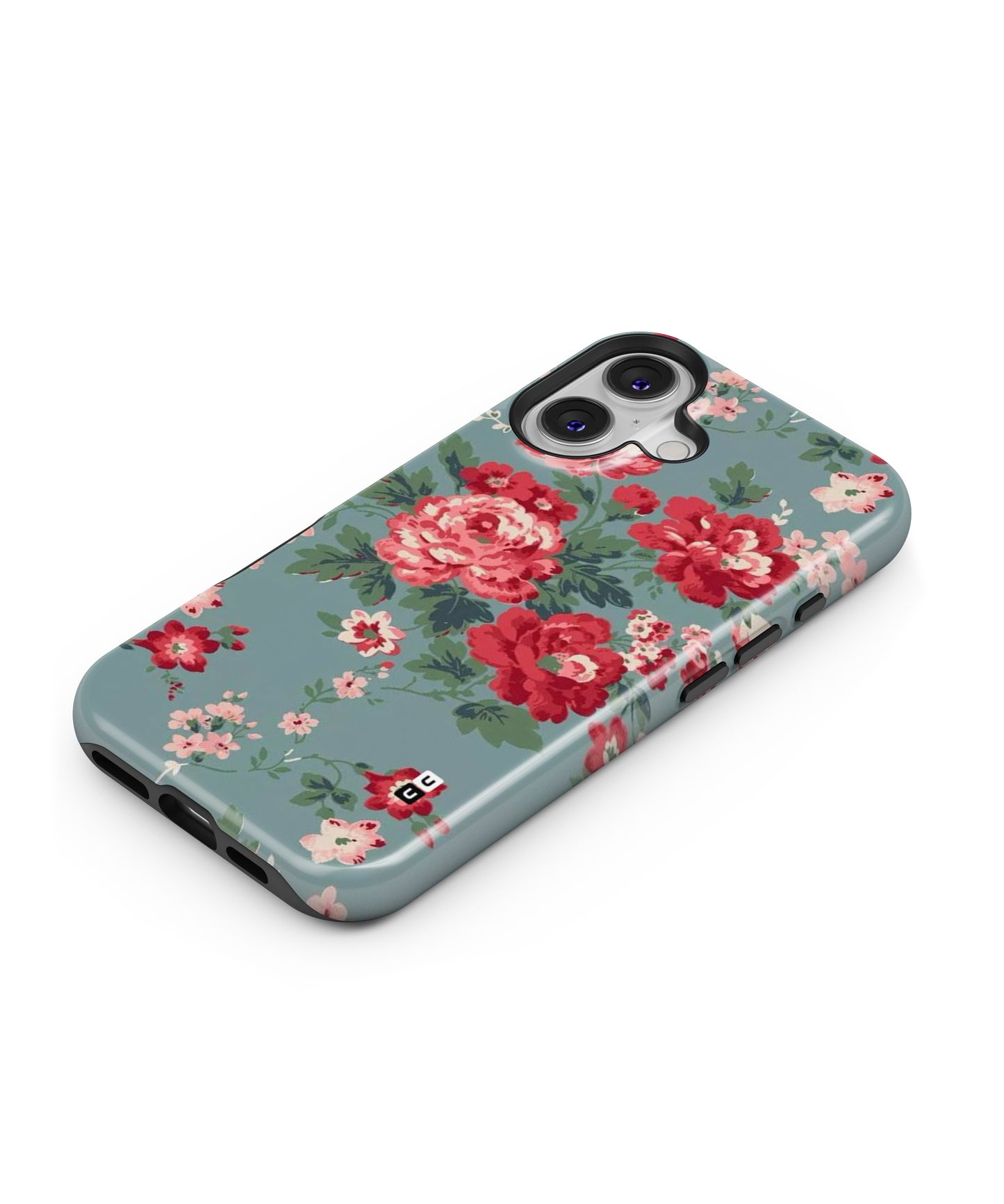 Aesthetic Floral Red MagSafe Bumper Case