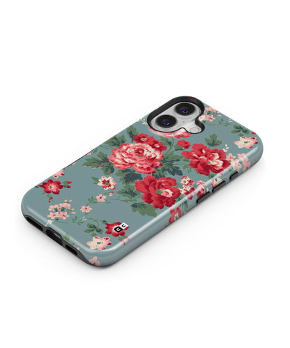 Aesthetic Floral Red MagSafe Bumper Case