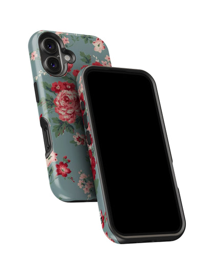 Aesthetic Floral Red MagSafe Bumper Case