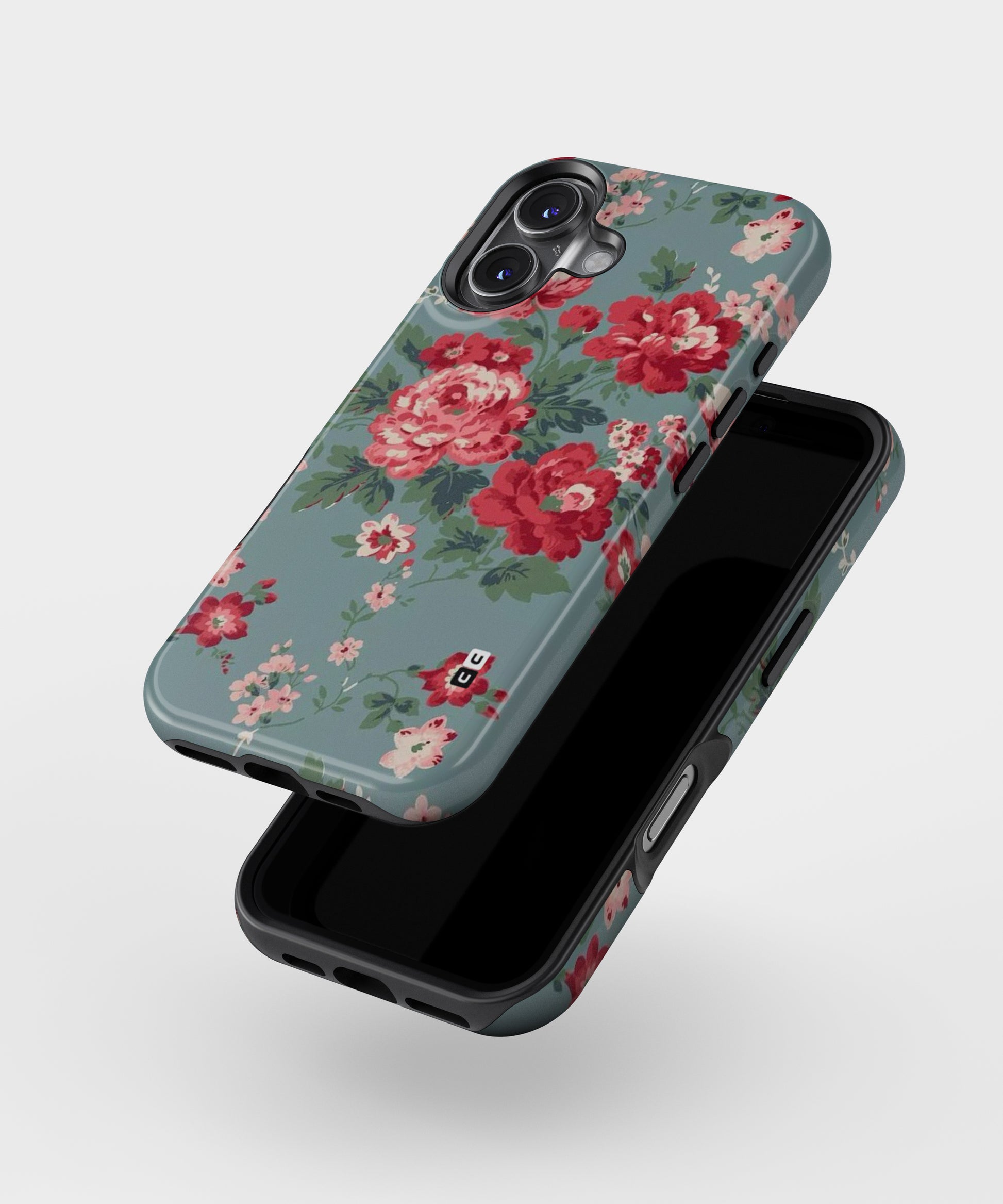 Aesthetic Floral Red MagSafe Bumper Case