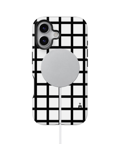 Aesthetic Grid Lines MagSafe Bumper Case