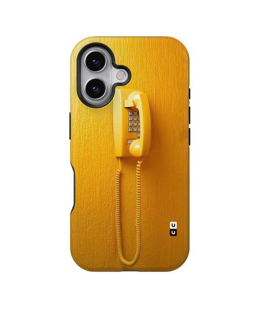 Aesthetic Yellow Telephone MagSafe Bumper Case