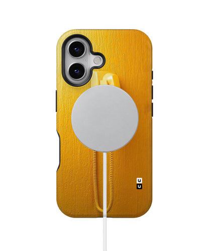 Aesthetic Yellow Telephone MagSafe Bumper Case