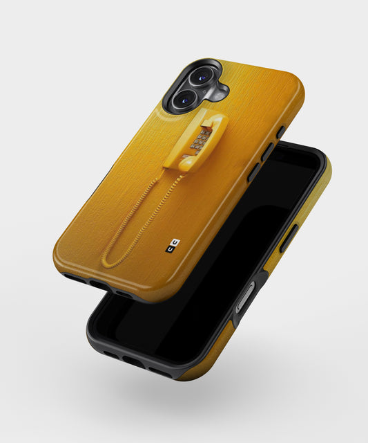 Aesthetic Yellow Telephone MagSafe Bumper Case