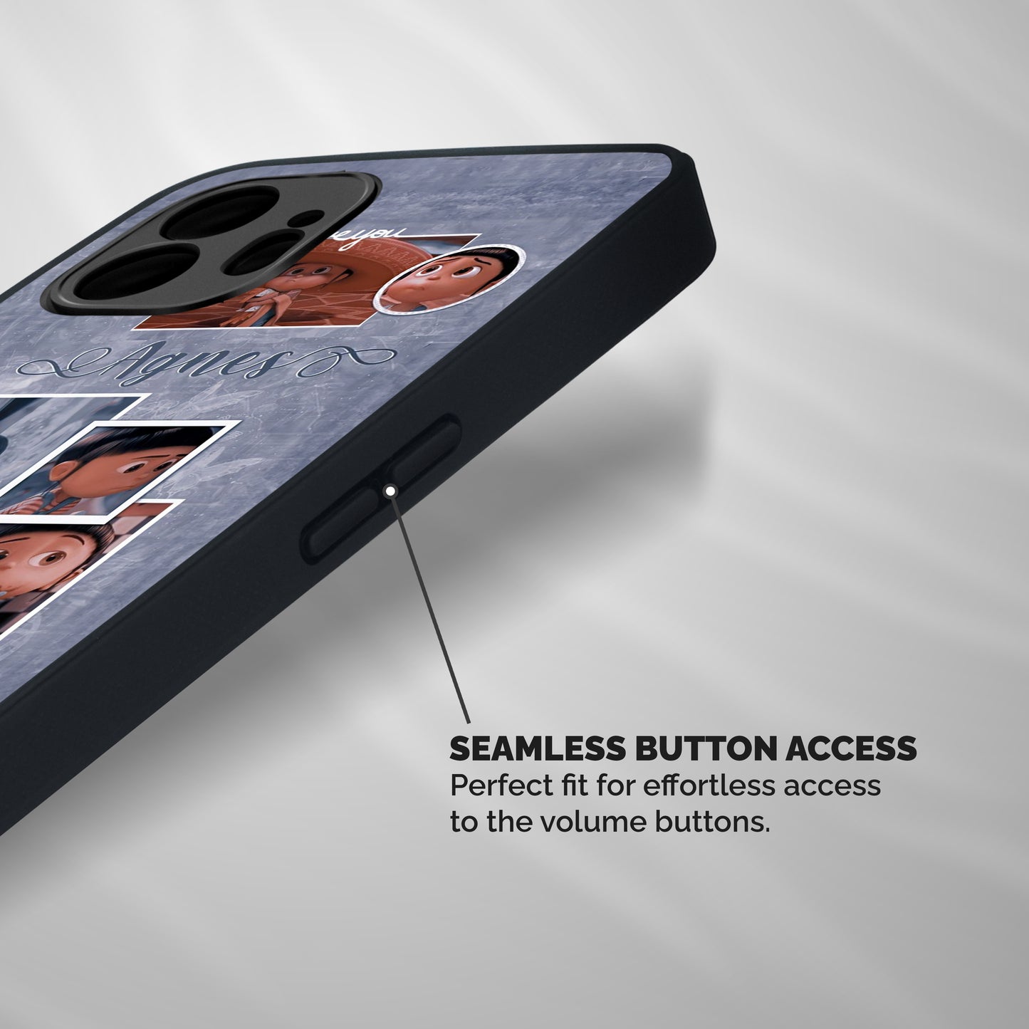 Agnes Shockproof Hybrid Protection (Metal + TPU) Back Case Cover