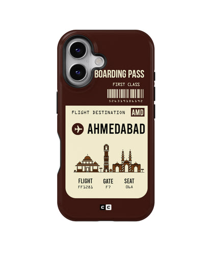 Ahmedabad Boarding Pass MagSafe Bumper Case