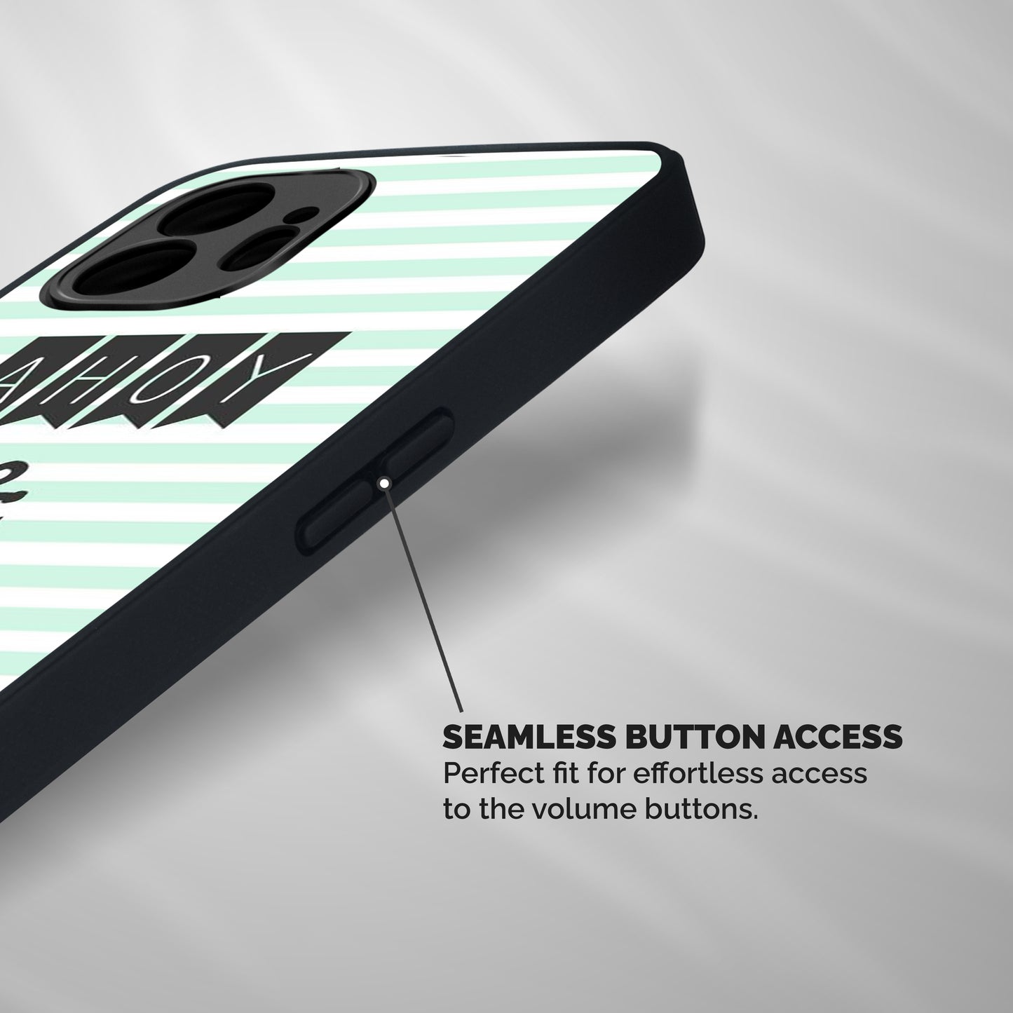 Ahoy Sailor Shockproof Hybrid Protection (Metal + TPU) Back Case Cover