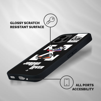 Air Shoe Lover Shockproof Hybrid Protection (Metal + TPU) Back Case Cover