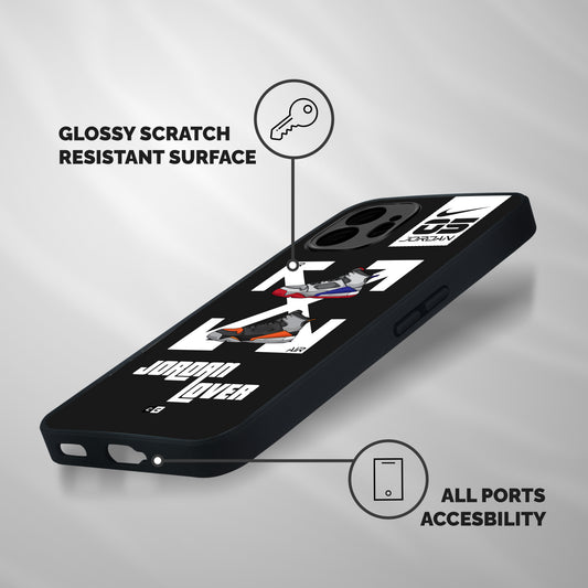 Air Shoe Lover Shockproof Hybrid Protection (Metal + TPU) Back Case Cover