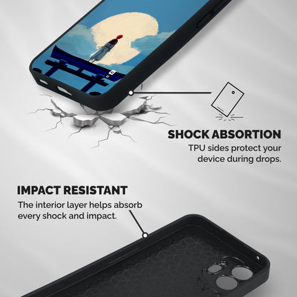 Akaza Waiting Shockproof Hybrid Protection (Metal + TPU) Back Case Cover