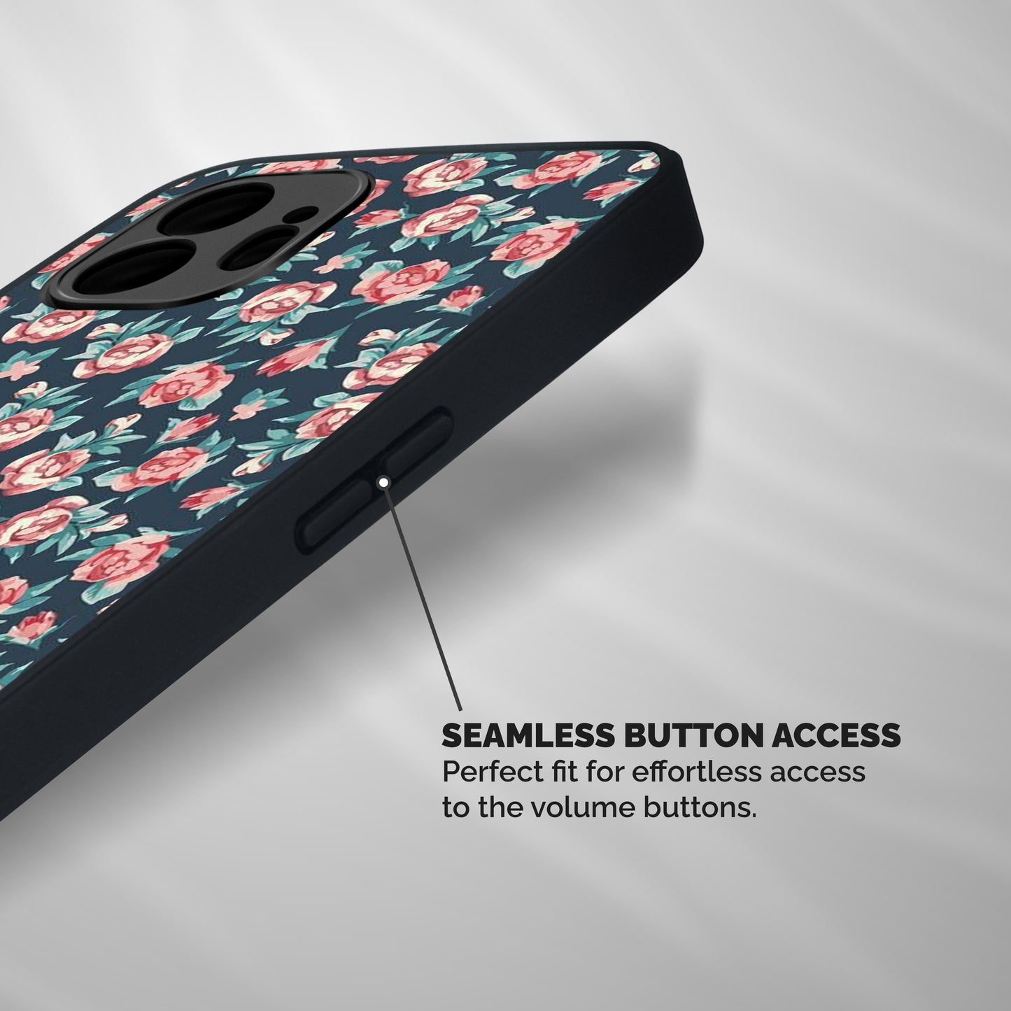 All Art Bloom Shockproof Hybrid Protection (Metal + TPU) Back Case Cover
