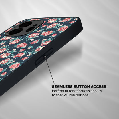 All Art Bloom Shockproof Hybrid Protection (Metal + TPU) Back Case Cover