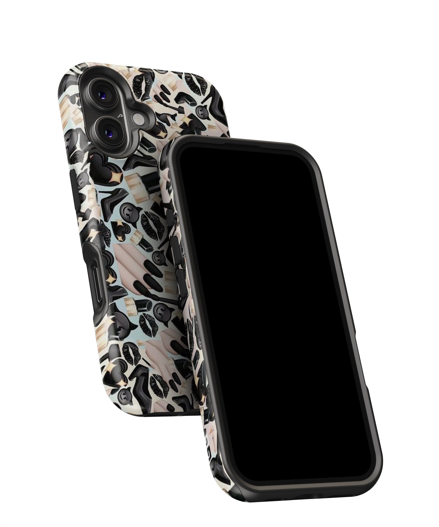 All Black Love MagSafe Bumper Case