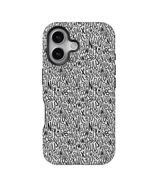 Alphabet Seamless Abstract MagSafe Bumper Case