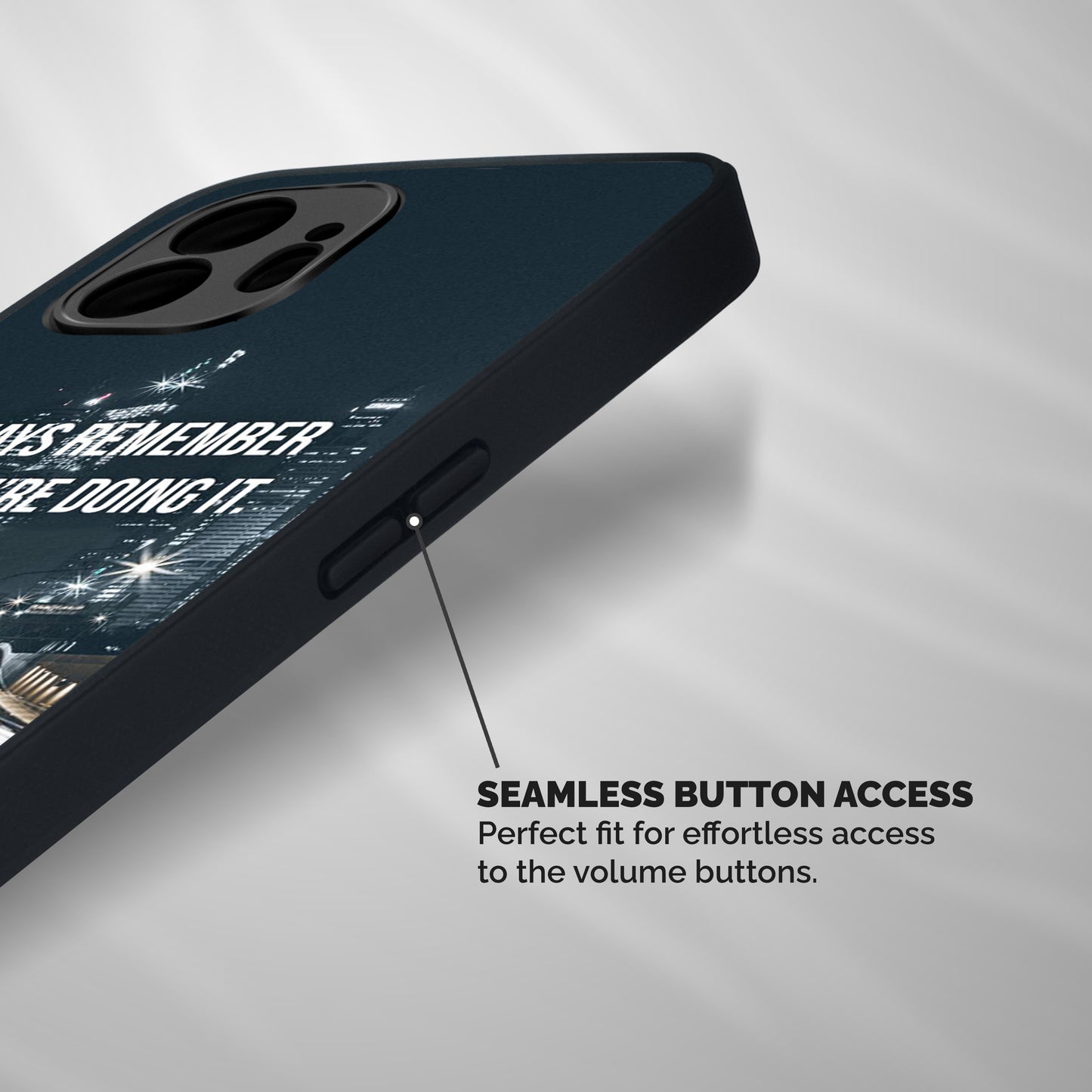 Always Remember Shockproof Hybrid Protection (Metal + TPU) Back Case Cover
