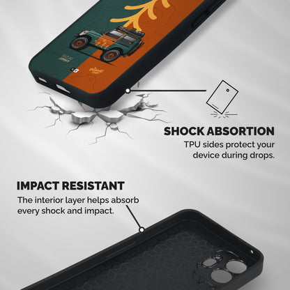 Amazing Defence Car Shockproof Hybrid Protection (Metal + TPU) Back Case Cover