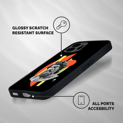 Amazing Geometry Shockproof Hybrid Protection (Metal + TPU) Back Case Cover