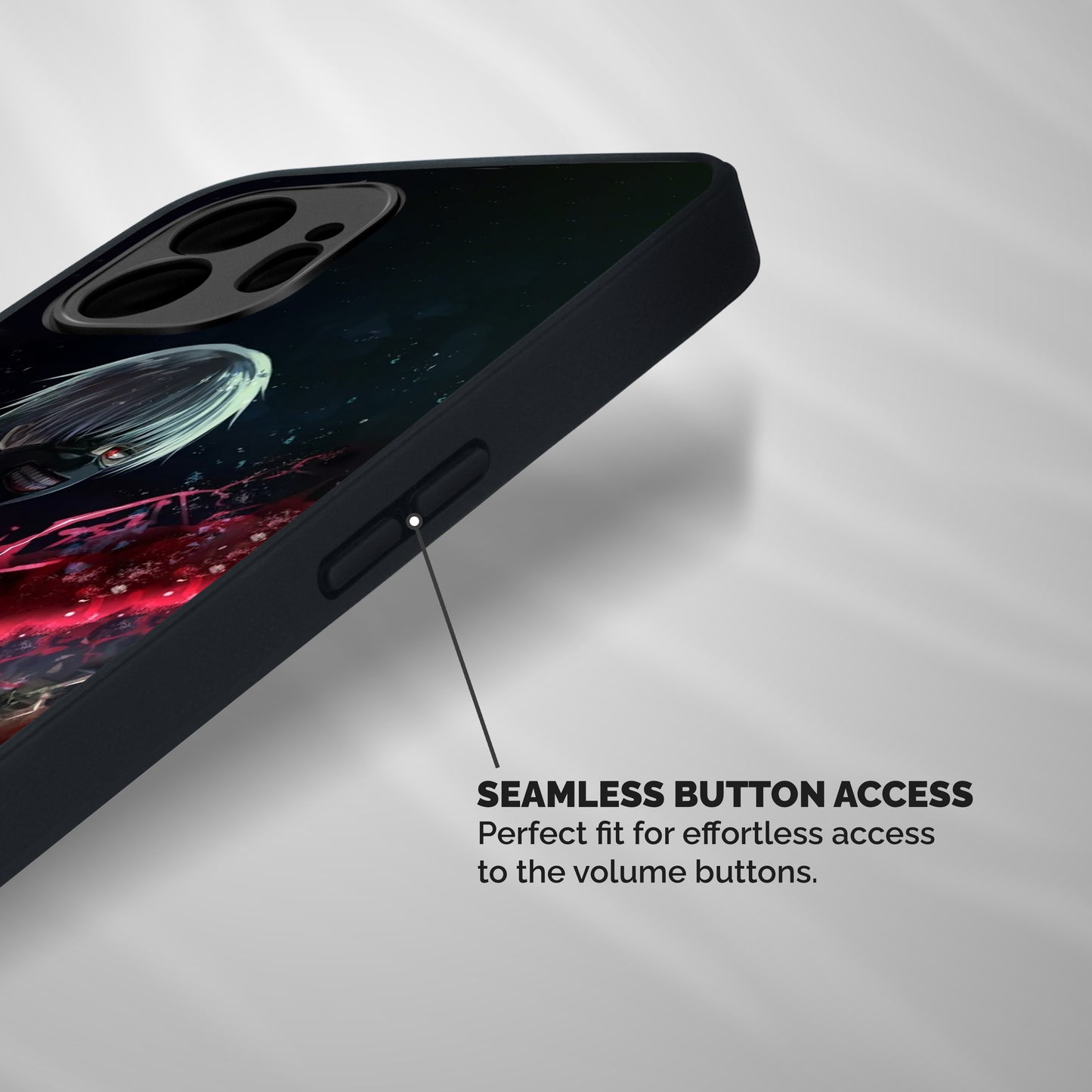 Amazing Ken Kaneki Shockproof Hybrid Protection (Metal + TPU) Back Case Cover