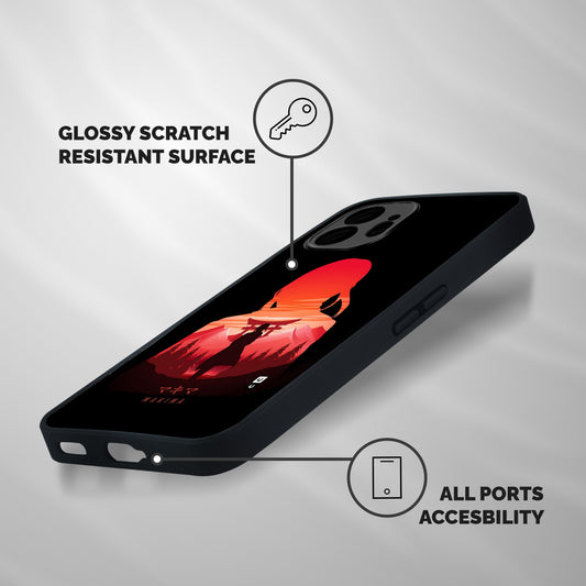 Amazing Makima Shockproof Hybrid Protection (Metal + TPU) Back Case Cover