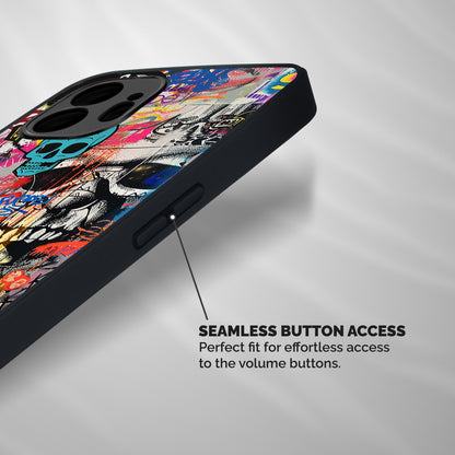 Amazing Street Art Shockproof Hybrid Protection (Metal + TPU) Back Case Cover