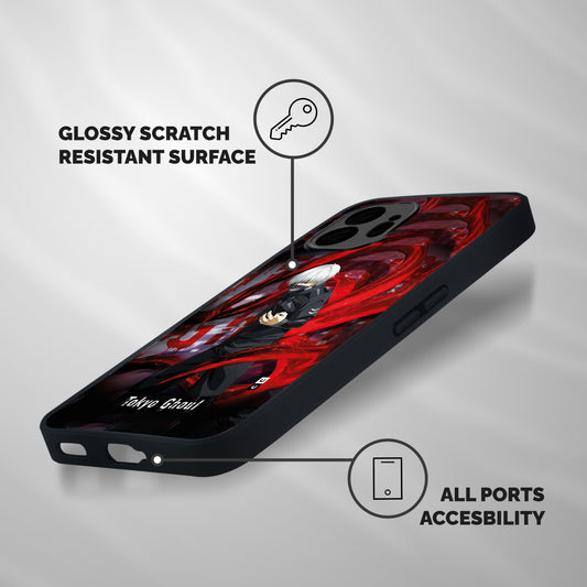 Amazing Tokyo Ghoul Shockproof Hybrid Protection (Metal + TPU) Back Case Cover