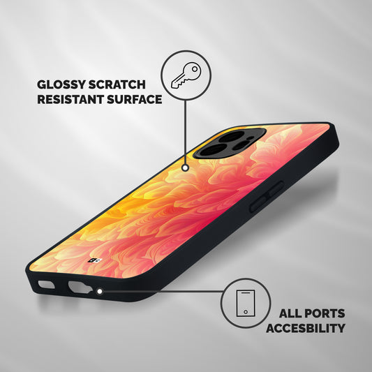 Amazing Vibrant Pattern Shockproof Hybrid Protection (Metal + TPU) Back Case Cover