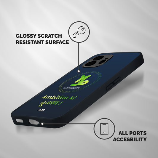 Ambitious Capricorn Shockproof Hybrid Protection (Metal + TPU) Back Case Cover