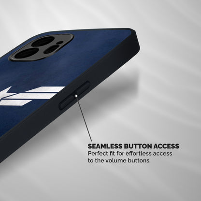 American Shield Shockproof Hybrid Protection (Metal + TPU) Back Case Cover