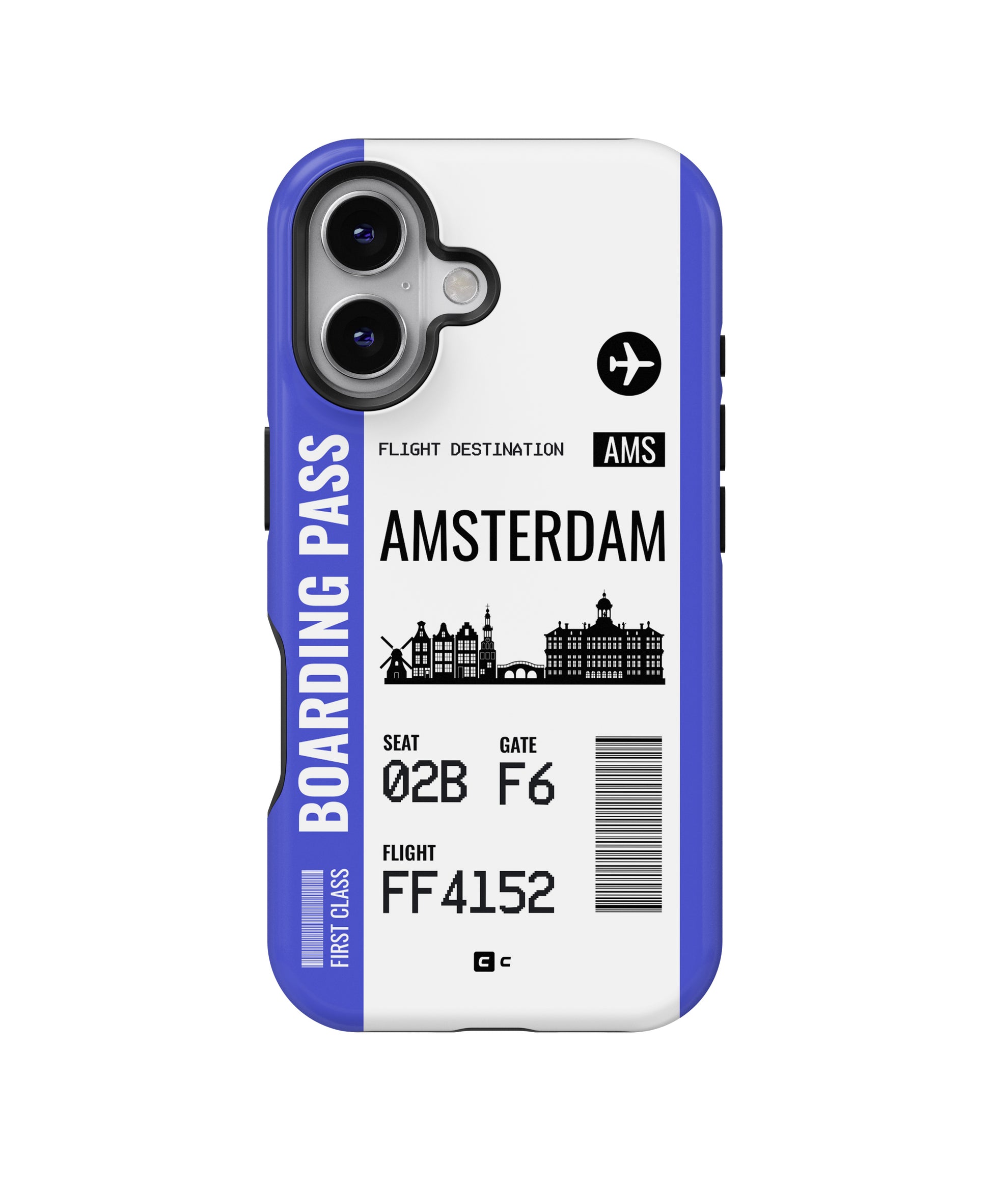 Amsterdam Boarding Pass MagSafe Bumper Case