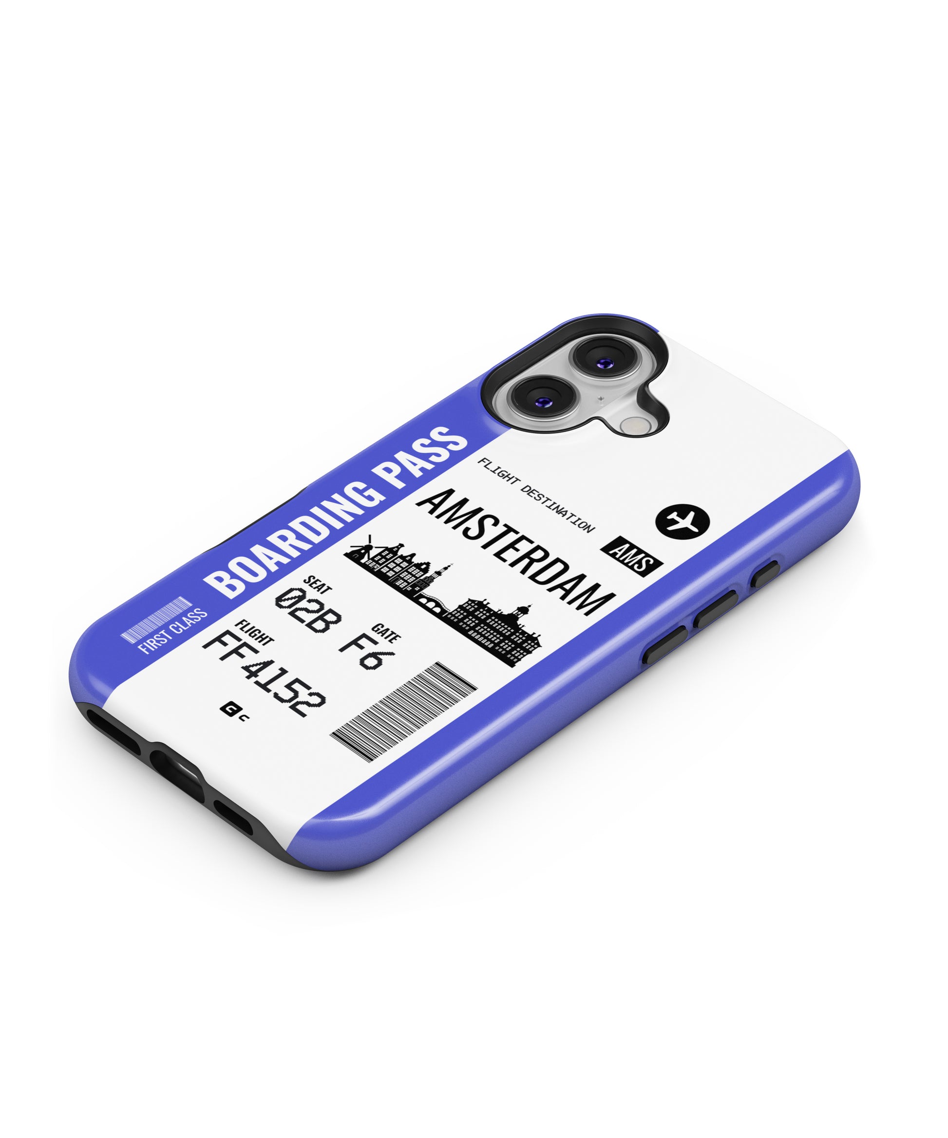 Amsterdam Boarding Pass MagSafe Bumper Case