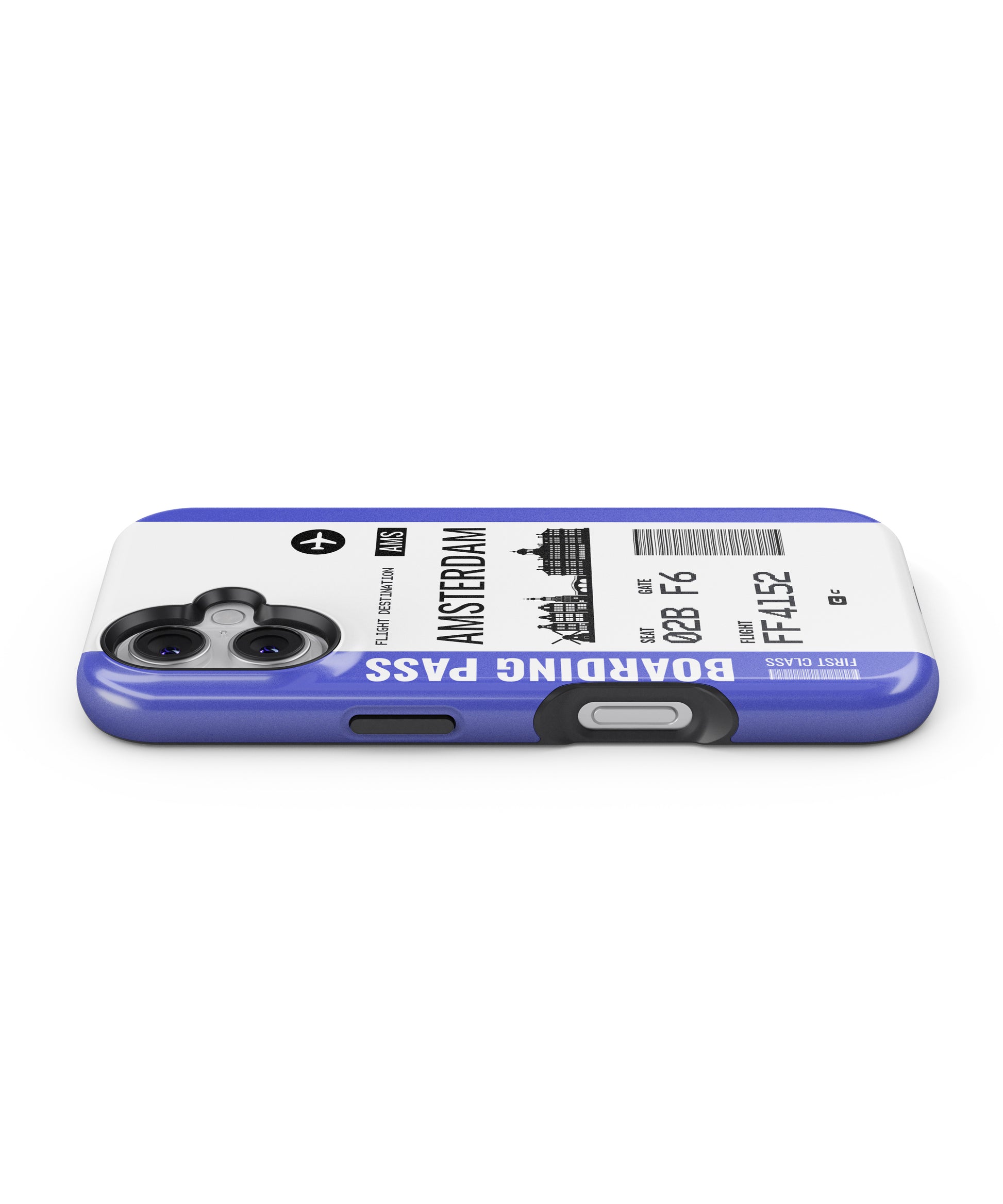 Amsterdam Boarding Pass MagSafe Bumper Case
