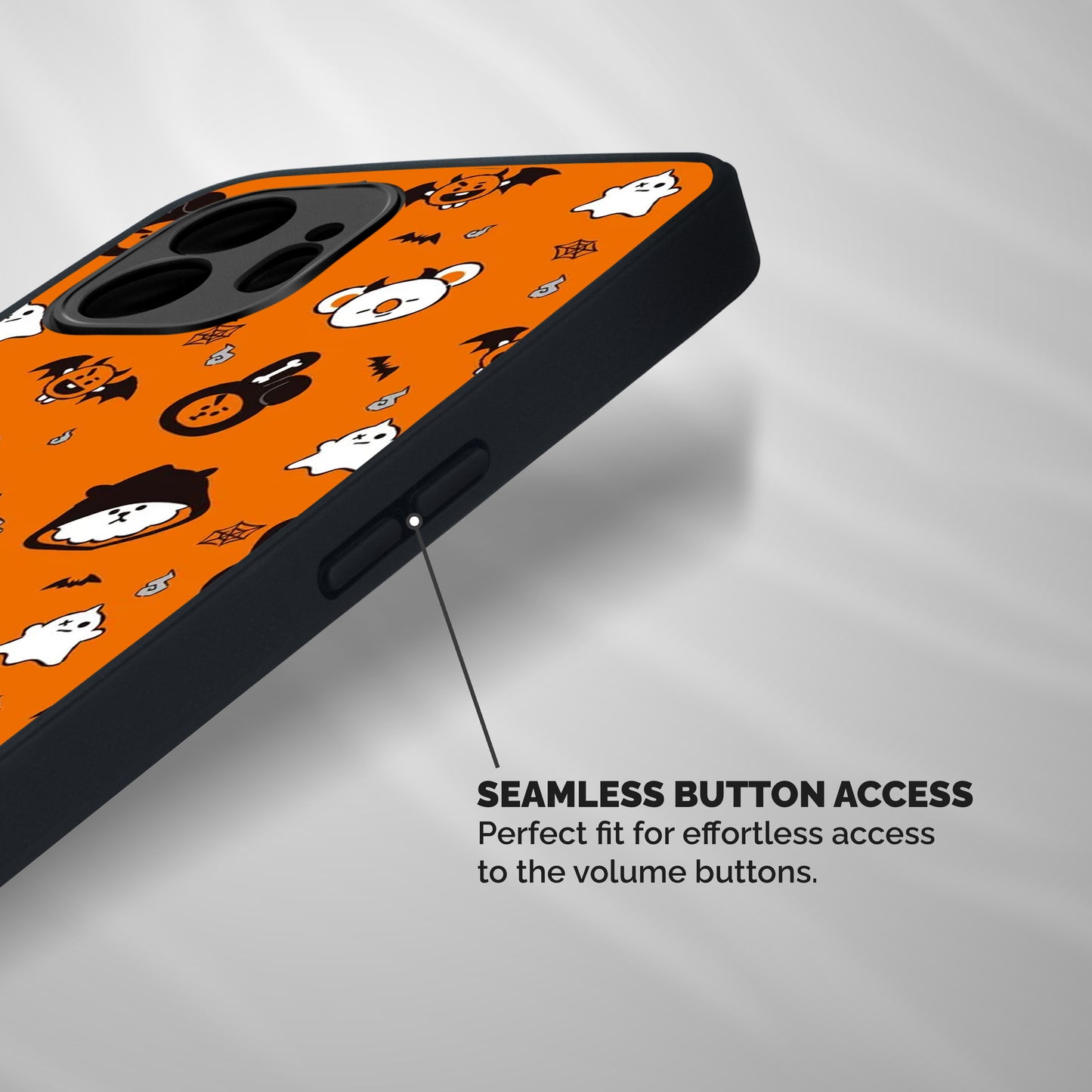 Amuse Halloween Shockproof Hybrid Protection (Metal + TPU) Back Case Cover