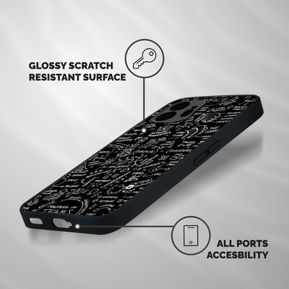 Anatomy Pattern Shockproof Hybrid Protection (Metal + TPU) Back Case Cover