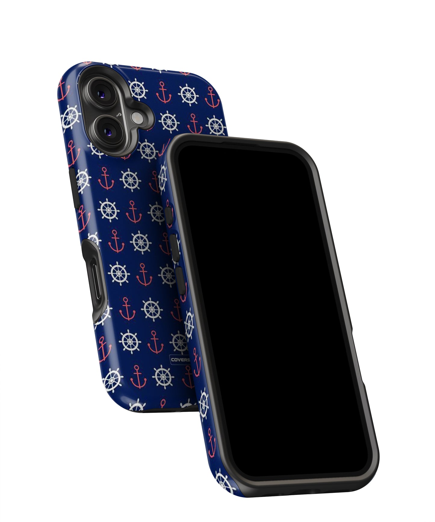 Anchor Pattern Blue MagSafe Bumper Case