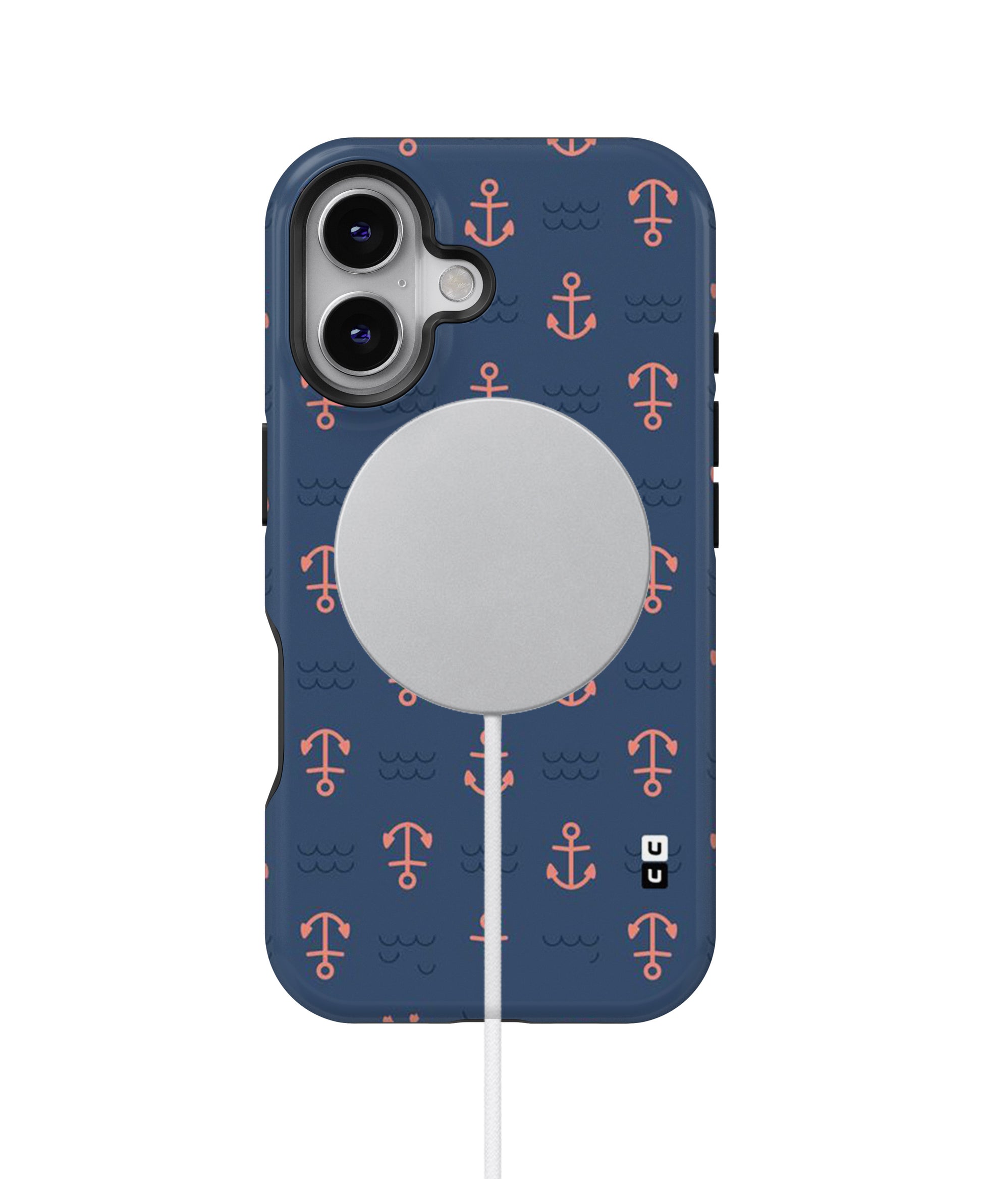 Anchor Sea Blue MagSafe Bumper Case