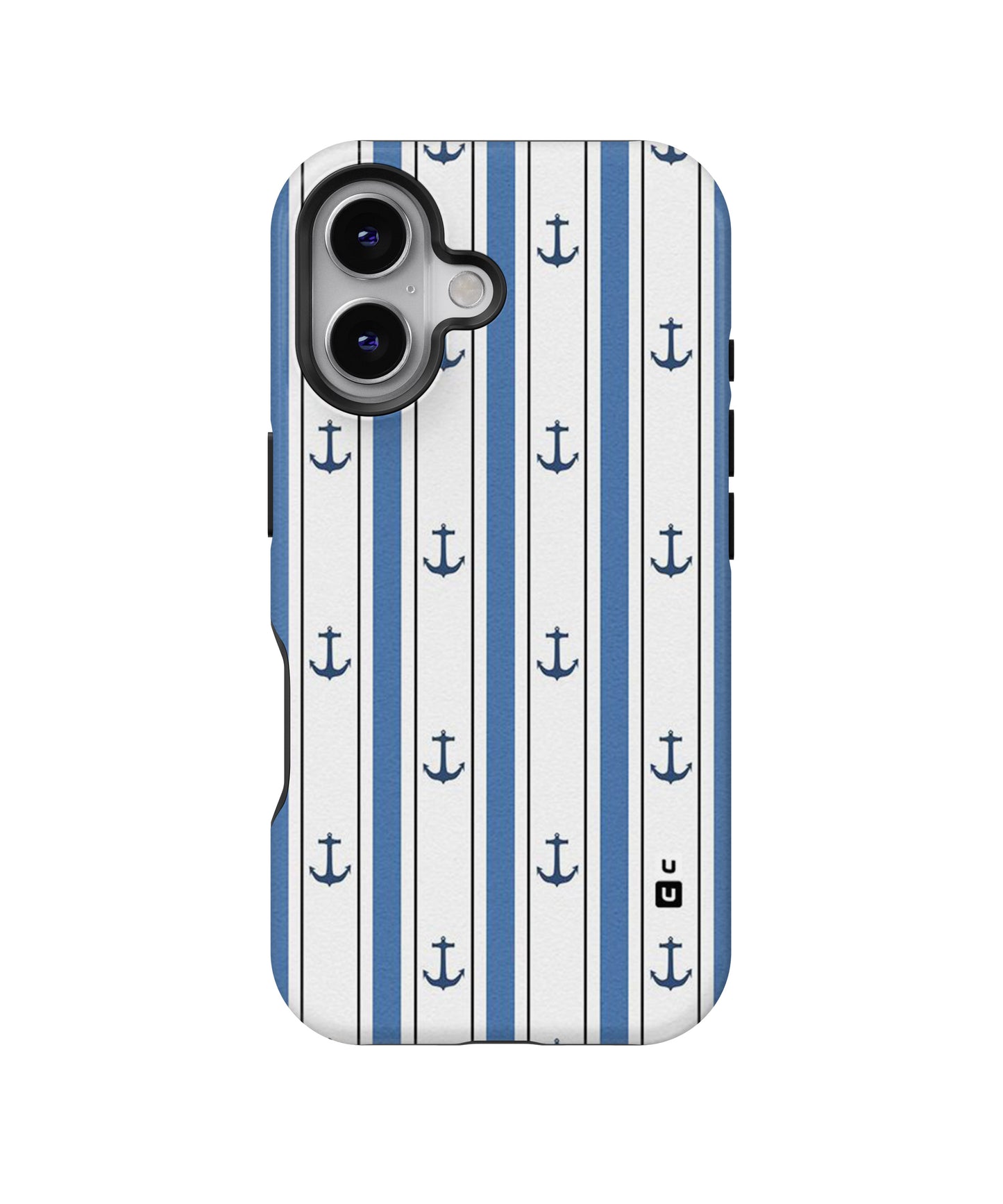 Anchor Stripe Lines MagSafe Bumper Case