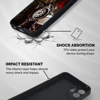 Ancient Clock Shockproof Hybrid Protection (Metal + TPU) Back Case Cover