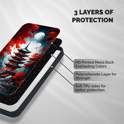 Ancient Painting Shockproof Hybrid Protection (Metal + TPU) Back Case Cover