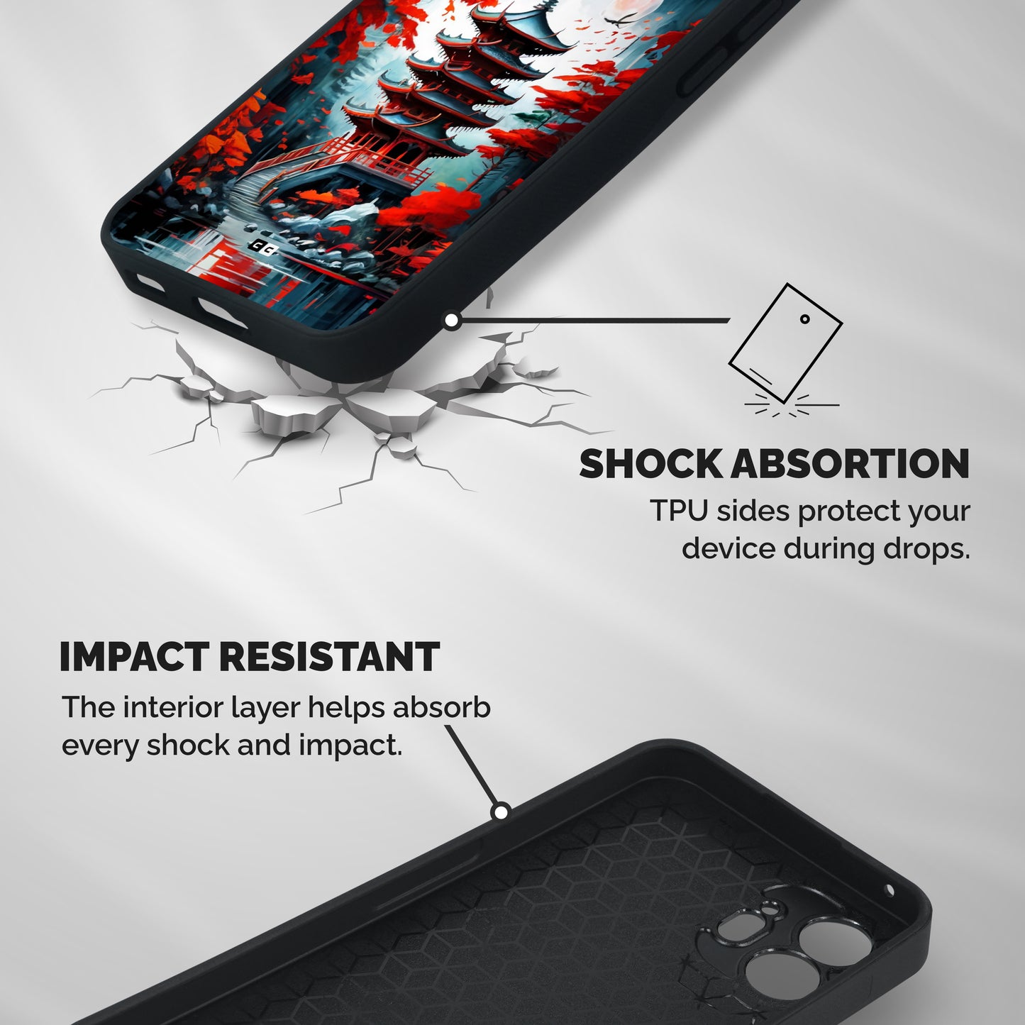 Ancient Painting Shockproof Hybrid Protection (Metal + TPU) Back Case Cover