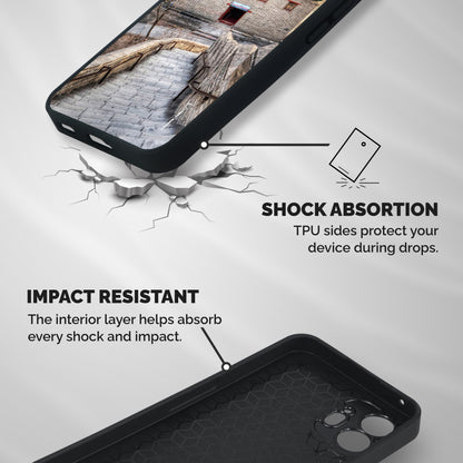 Ancient Strairs Shockproof Hybrid Protection (Metal + TPU) Back Case Cover