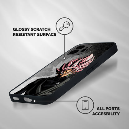 Angry Goku Shockproof Hybrid Protection (Metal + TPU) Back Case Cover