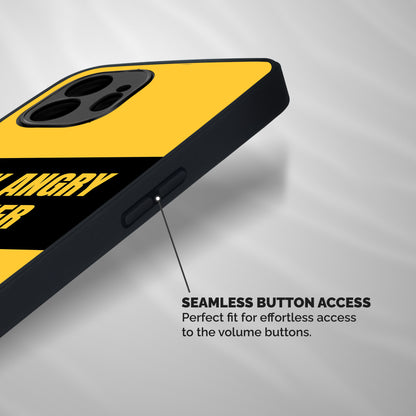 Angry Owner Shockproof Hybrid Protection (Metal + TPU) Back Case Cover