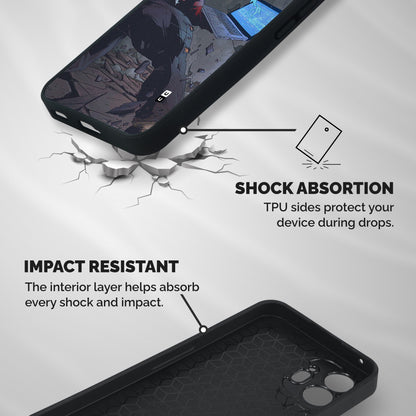 Angry Programmer Shockproof Hybrid Protection (Metal + TPU) Back Case Cover
