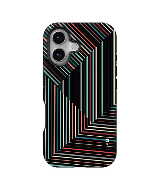 Angular Stripes MagSafe Bumper Case