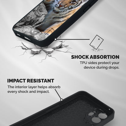 Animal Beauty Shockproof Hybrid Protection (Metal + TPU) Back Case Cover