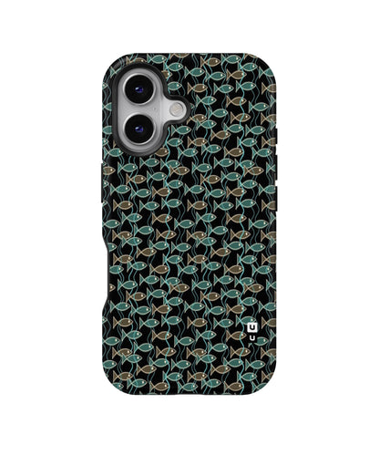 Animated Fishes Art Pattern MagSafe Bumper Case