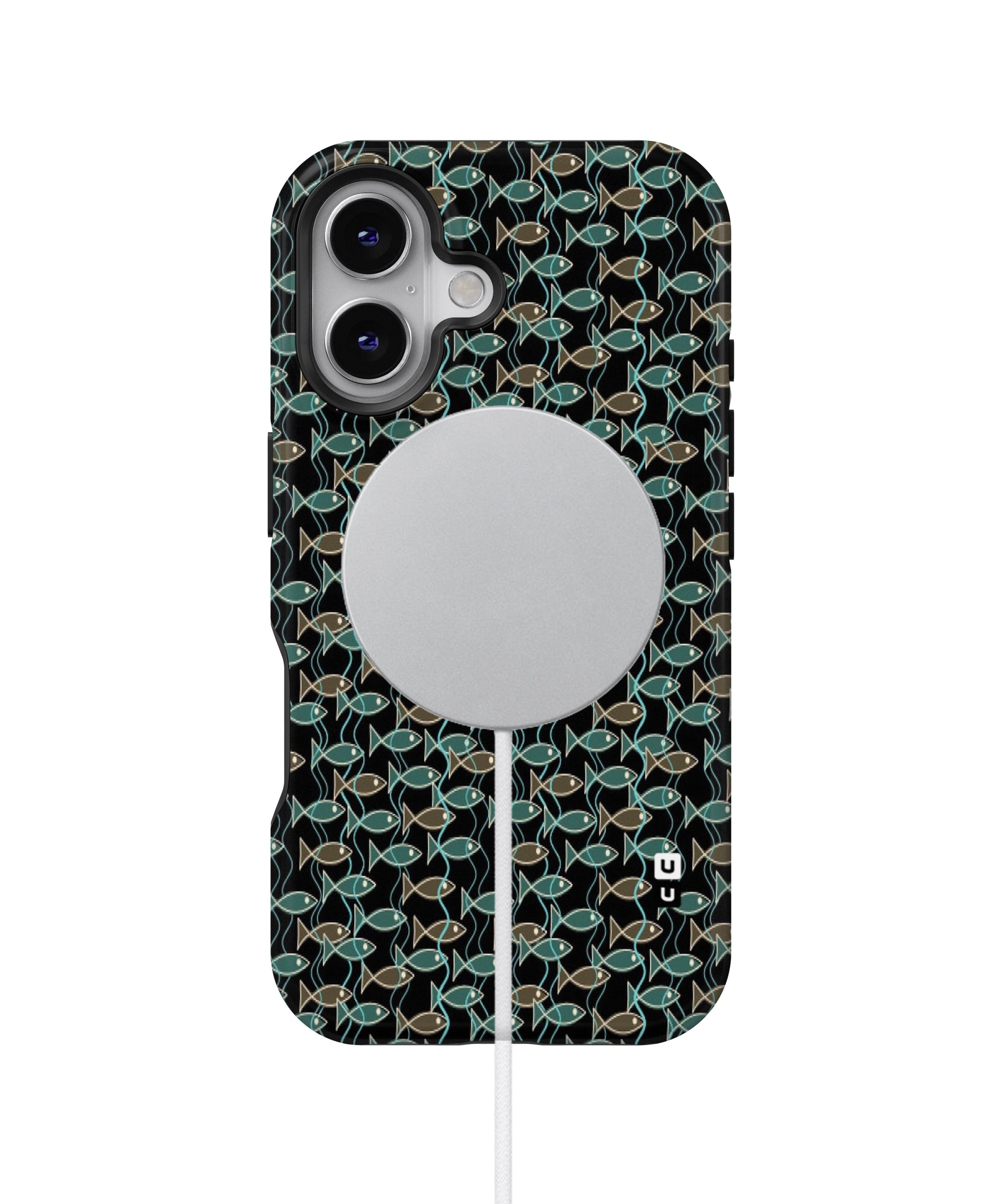 Animated Fishes Art Pattern MagSafe Bumper Case